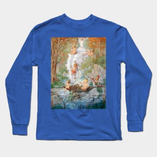 Fairy Boat on a Pond Long Sleeve T-Shirt